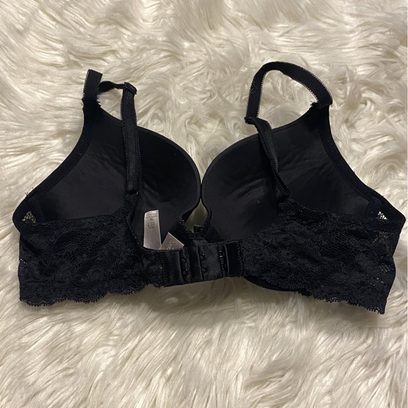 Victoria’s Secret 34C Bra Black Dream Angels Push-Up Underwire Back Closure - Picture 5 of 8